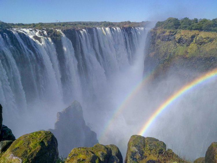 Touring the famous Victoria Falls, Zimbabwe