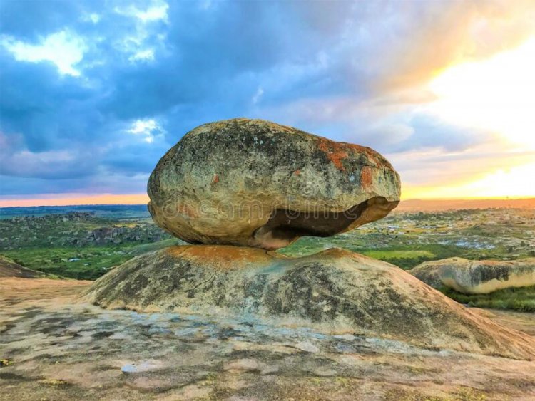 A striking view of nature at Domboshava Caves, Zimbabwe